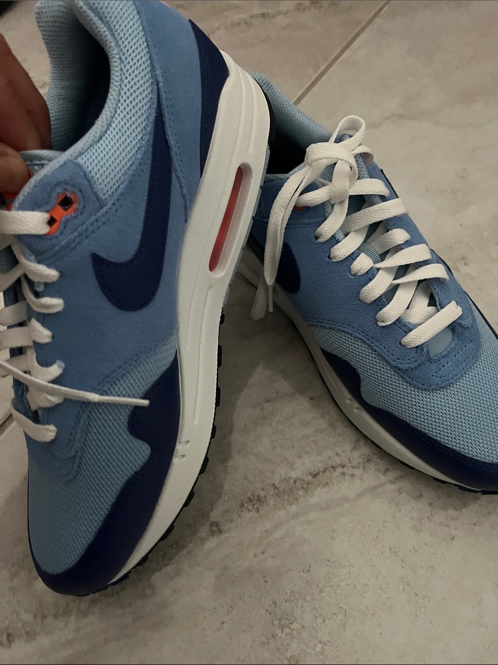 Nike Air Max 1 Essential Shoes Psychic Blue Sneakers FZ5808-400